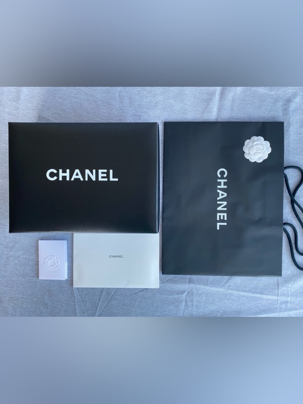 Authentic CHANEL | Large Handbag Gift Storage Packaging Set